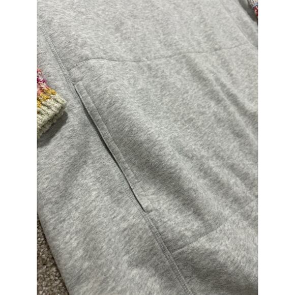 Daily Practice Anthropologie Sweater Cozy Cowl Neck Women’s L Embroidered - Picture 7 of 11